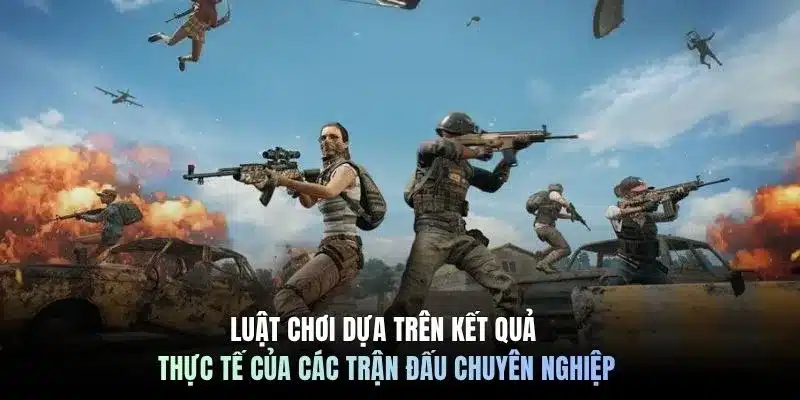 Luật chơi dựa trên kết quả thực tế của các trận đấu chuyên nghiệp